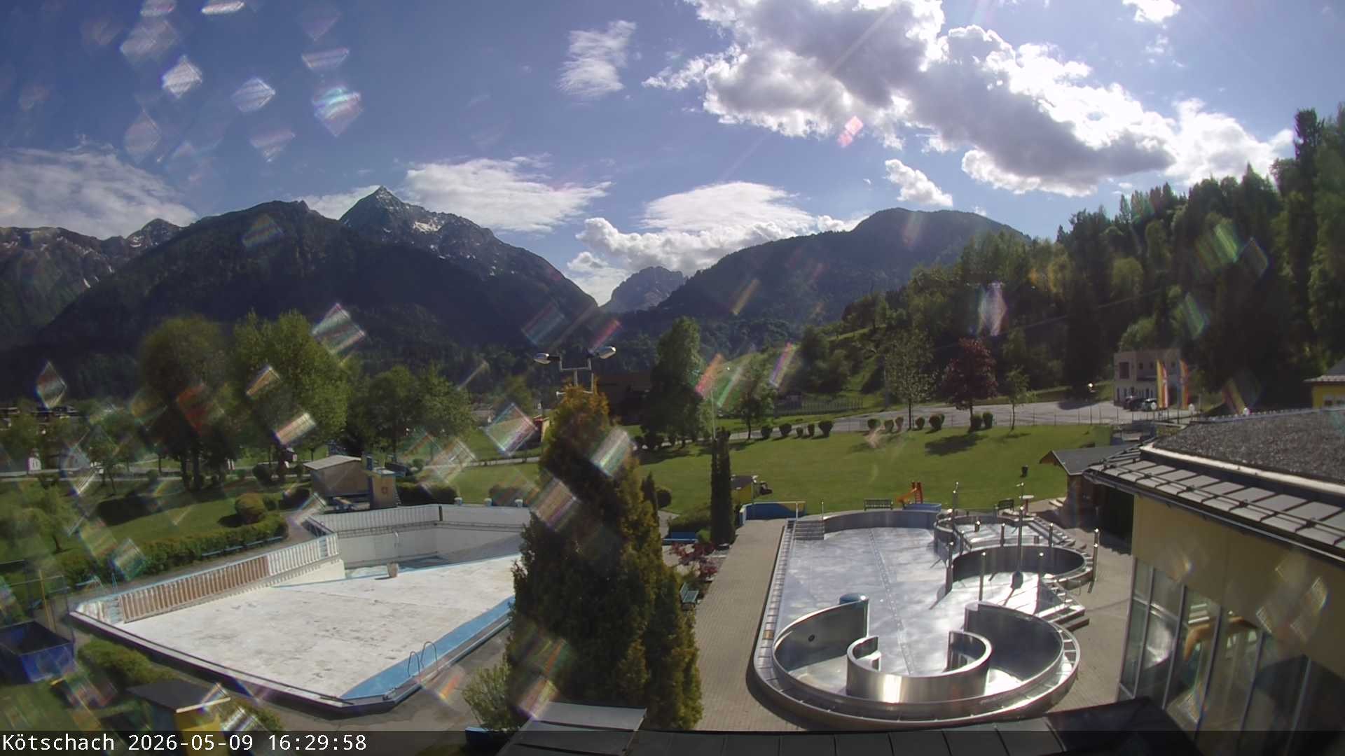Archiv Foto Webcam Kötschach - Aquarena