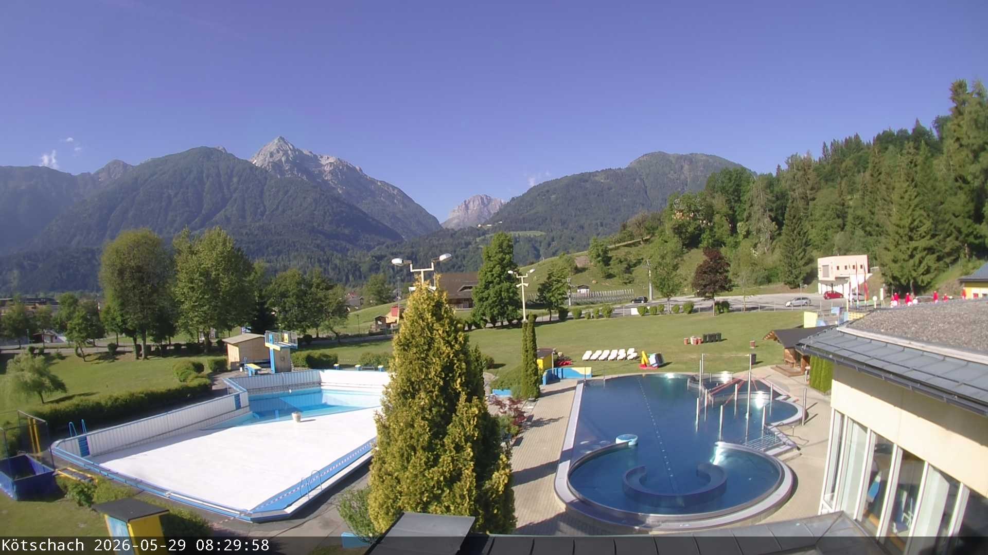 Archiv Foto Webcam Kötschach - Aquarena
