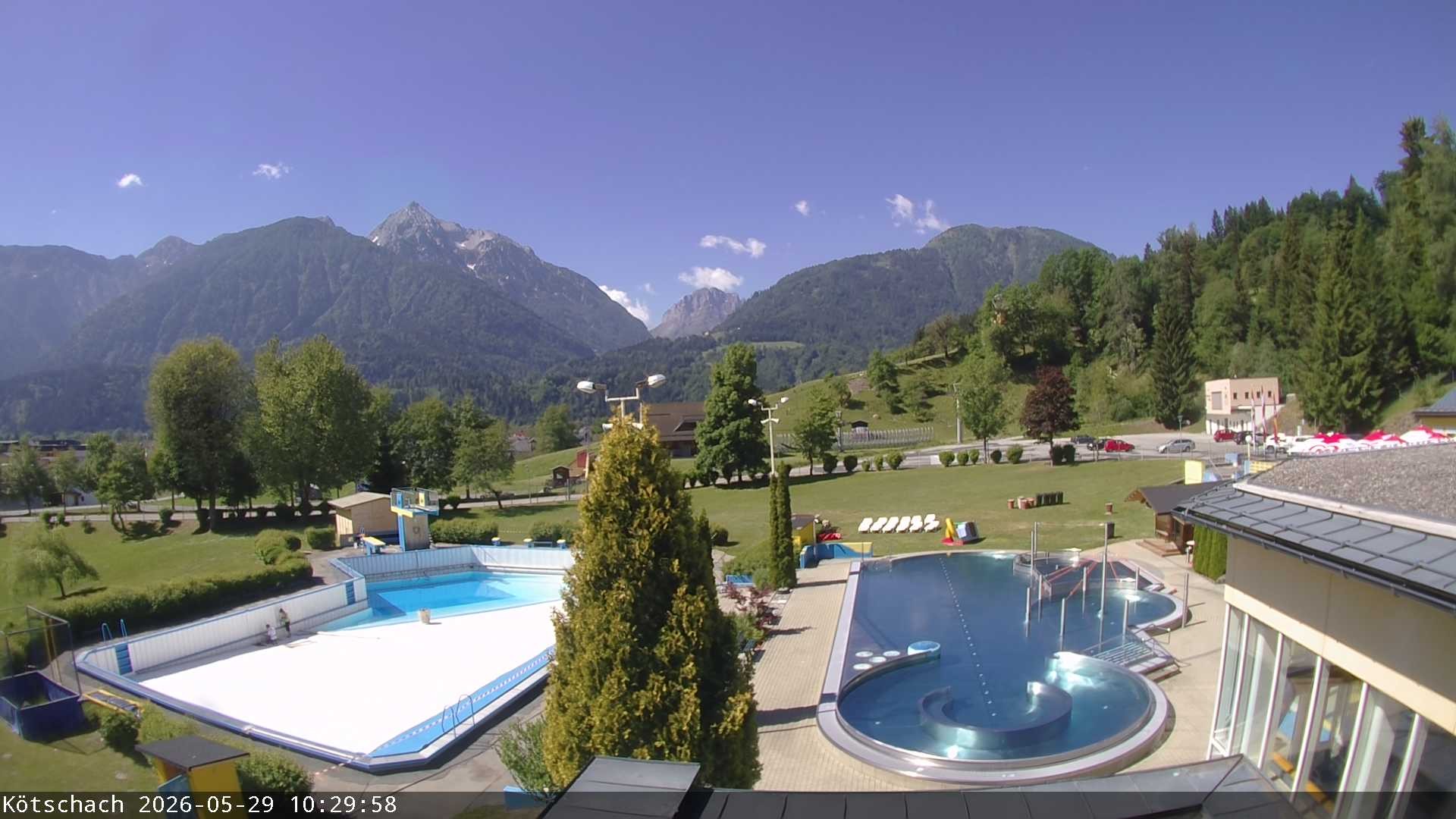 Archiv Foto Webcam Kötschach - Aquarena