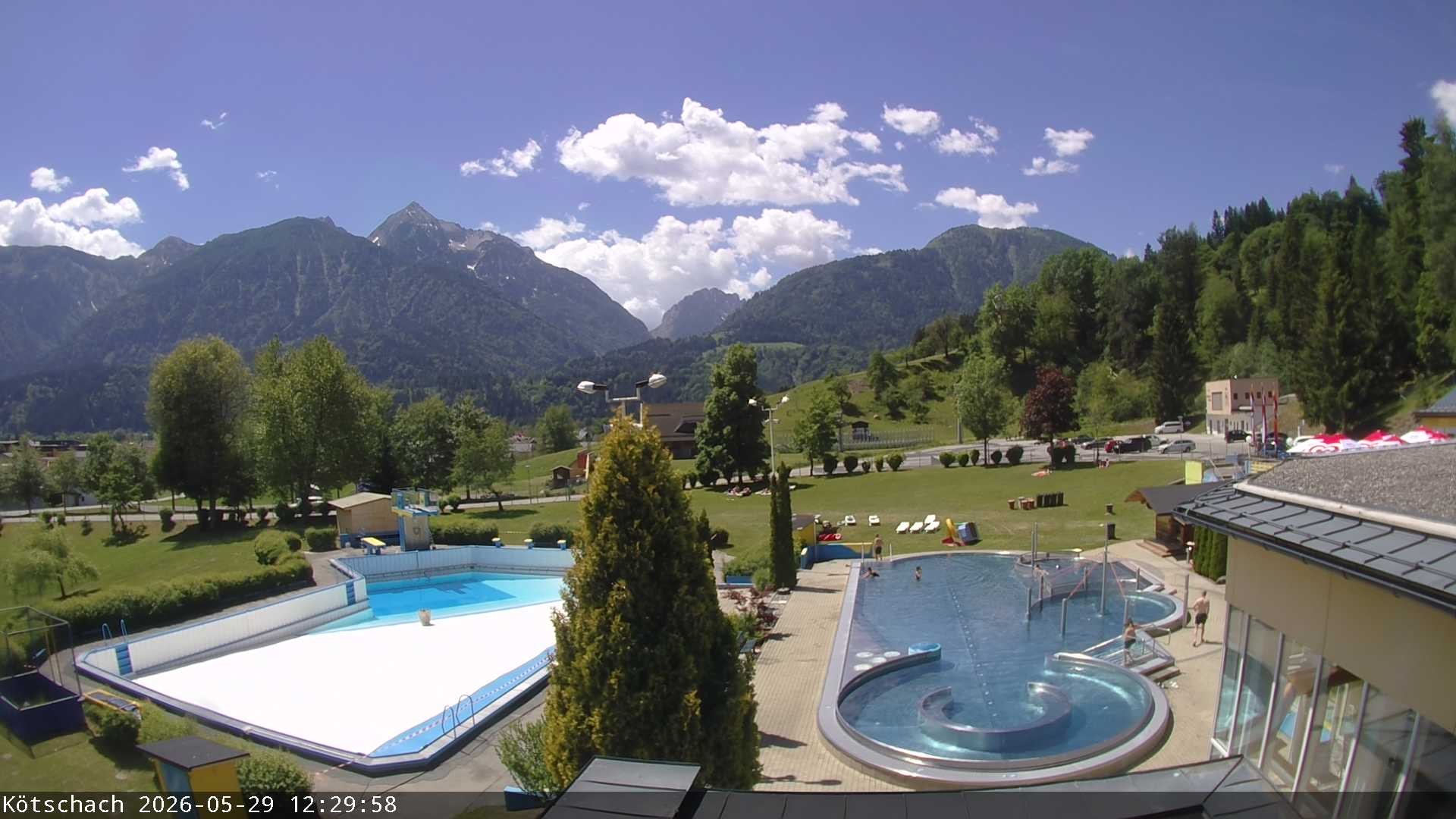 Archiv Foto Webcam Kötschach - Aquarena