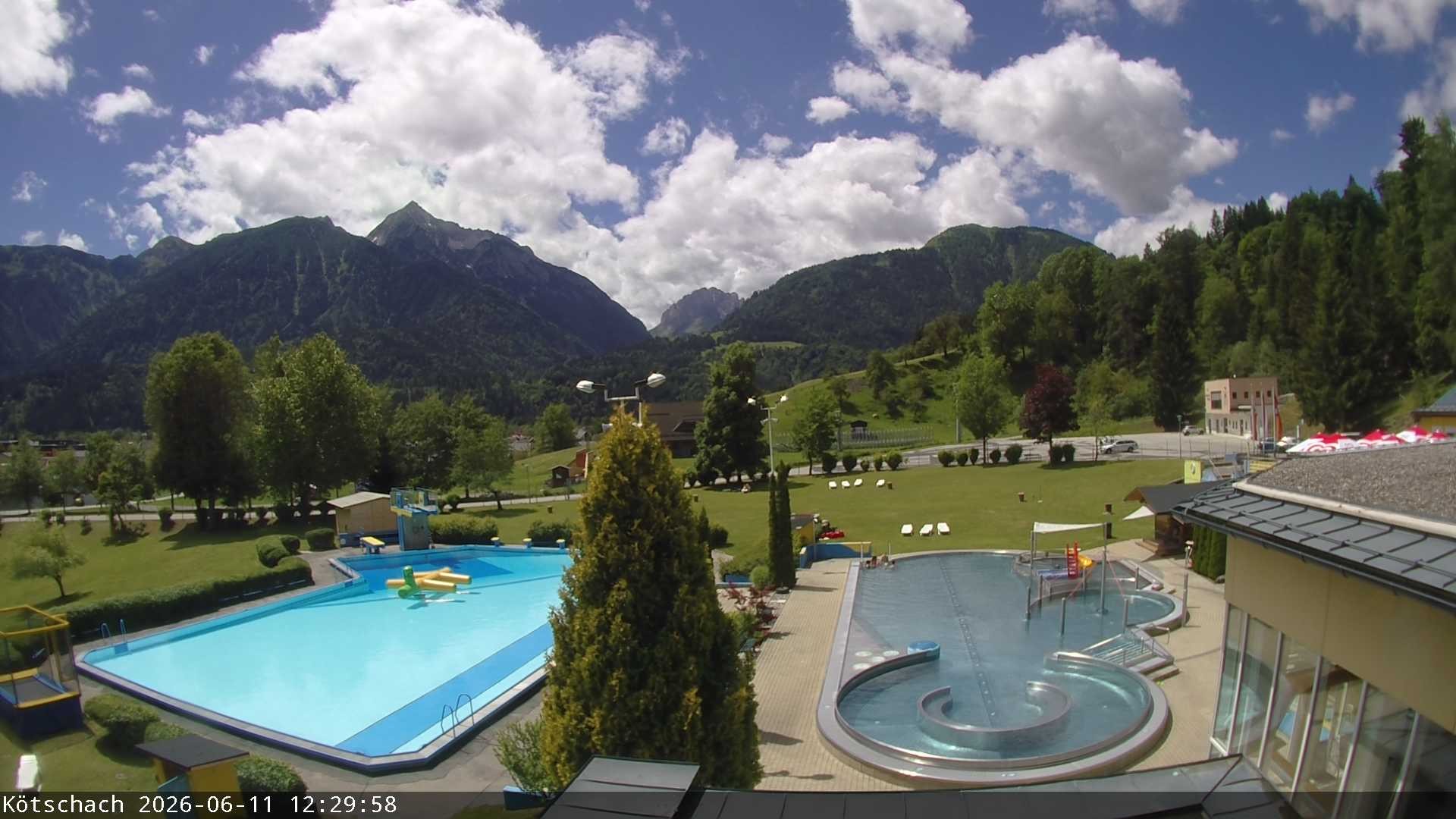 Archived image Webcam Kötschach - Aquarena