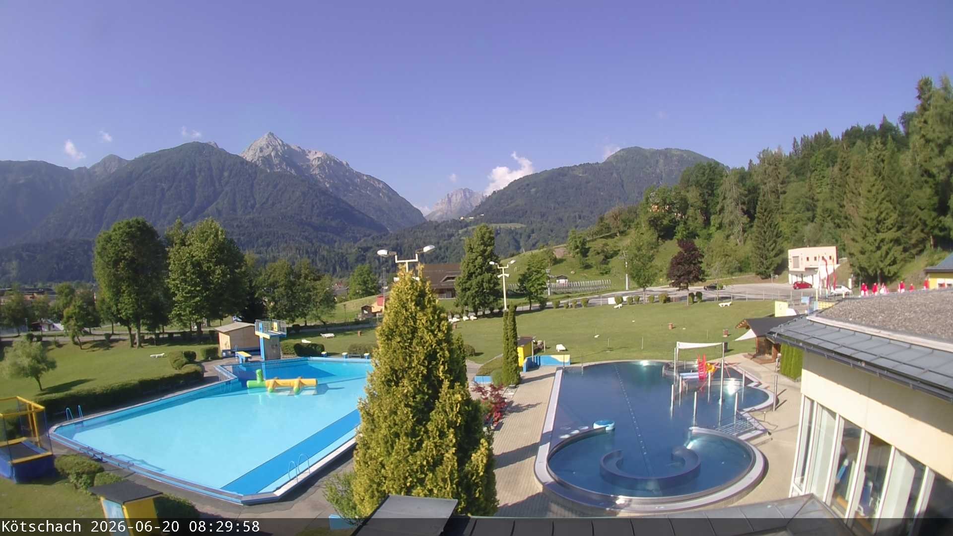 Archiv Foto Webcam Kötschach - Aquarena