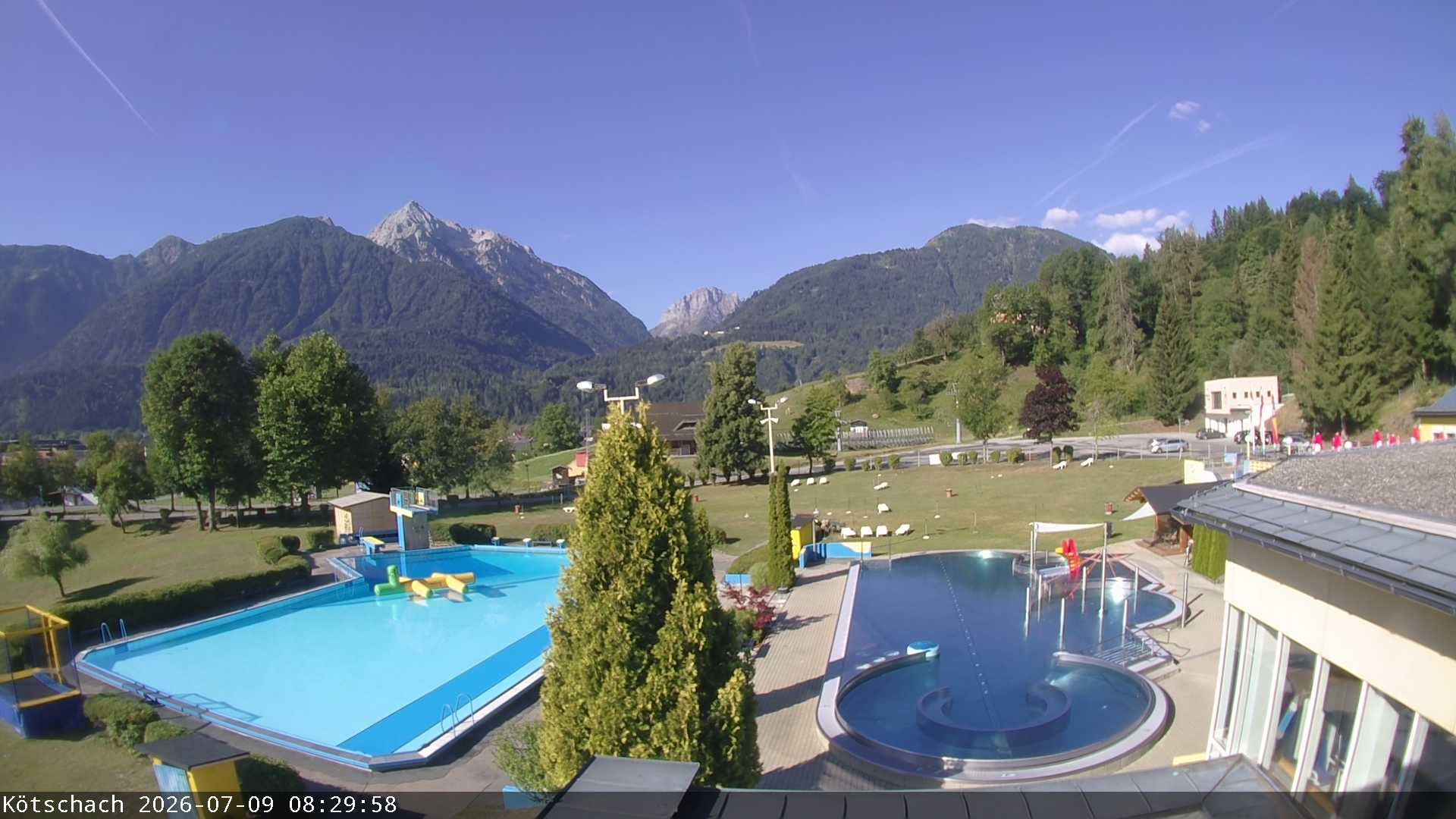 Archiv Foto Webcam Kötschach - Aquarena