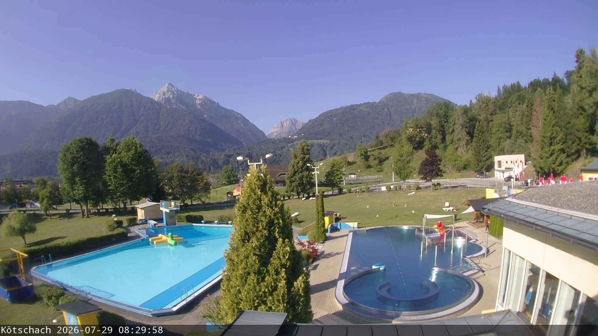 Archiv Foto Webcam Kötschach - Aquarena