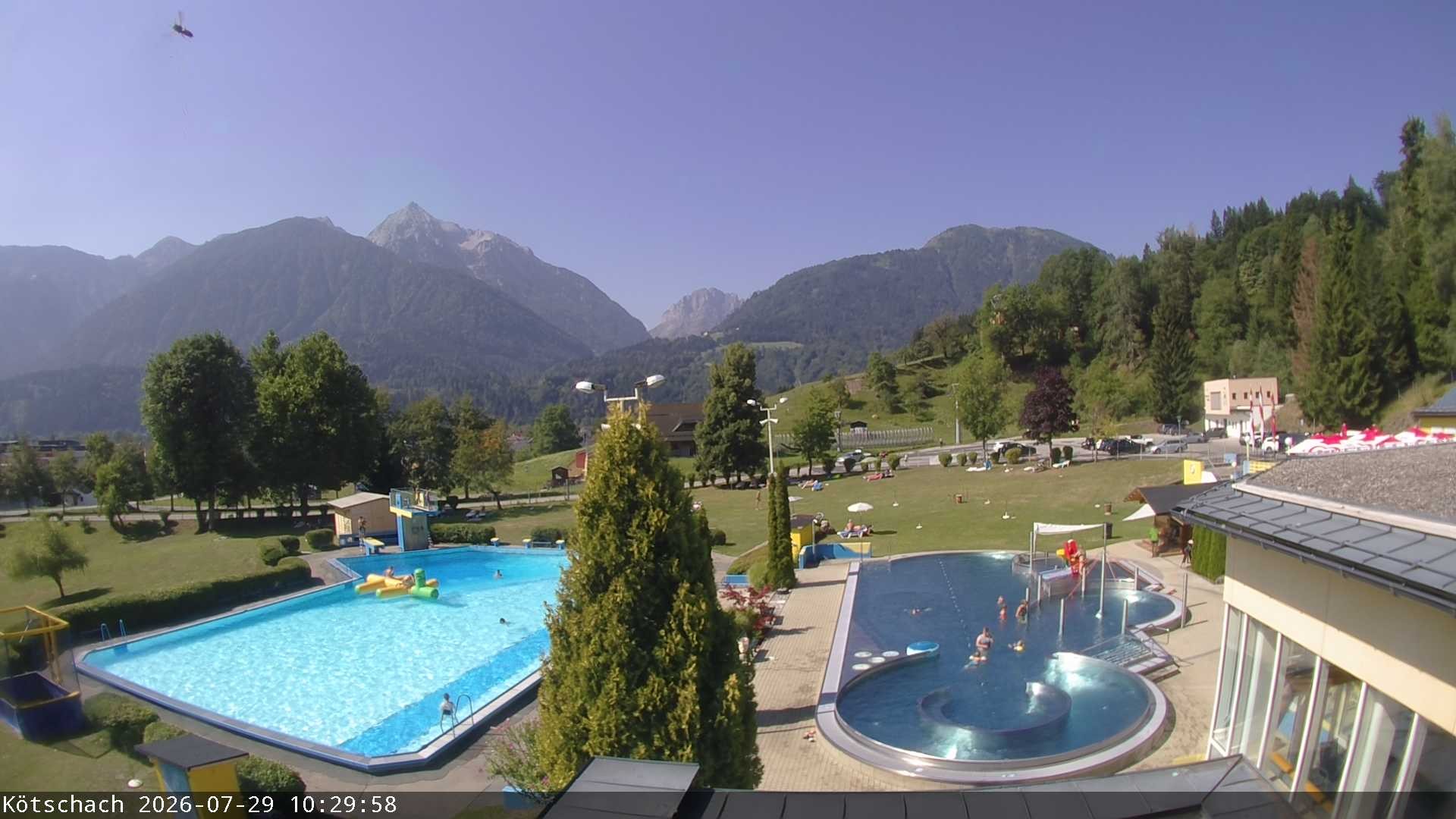Archiv Foto Webcam Kötschach - Aquarena