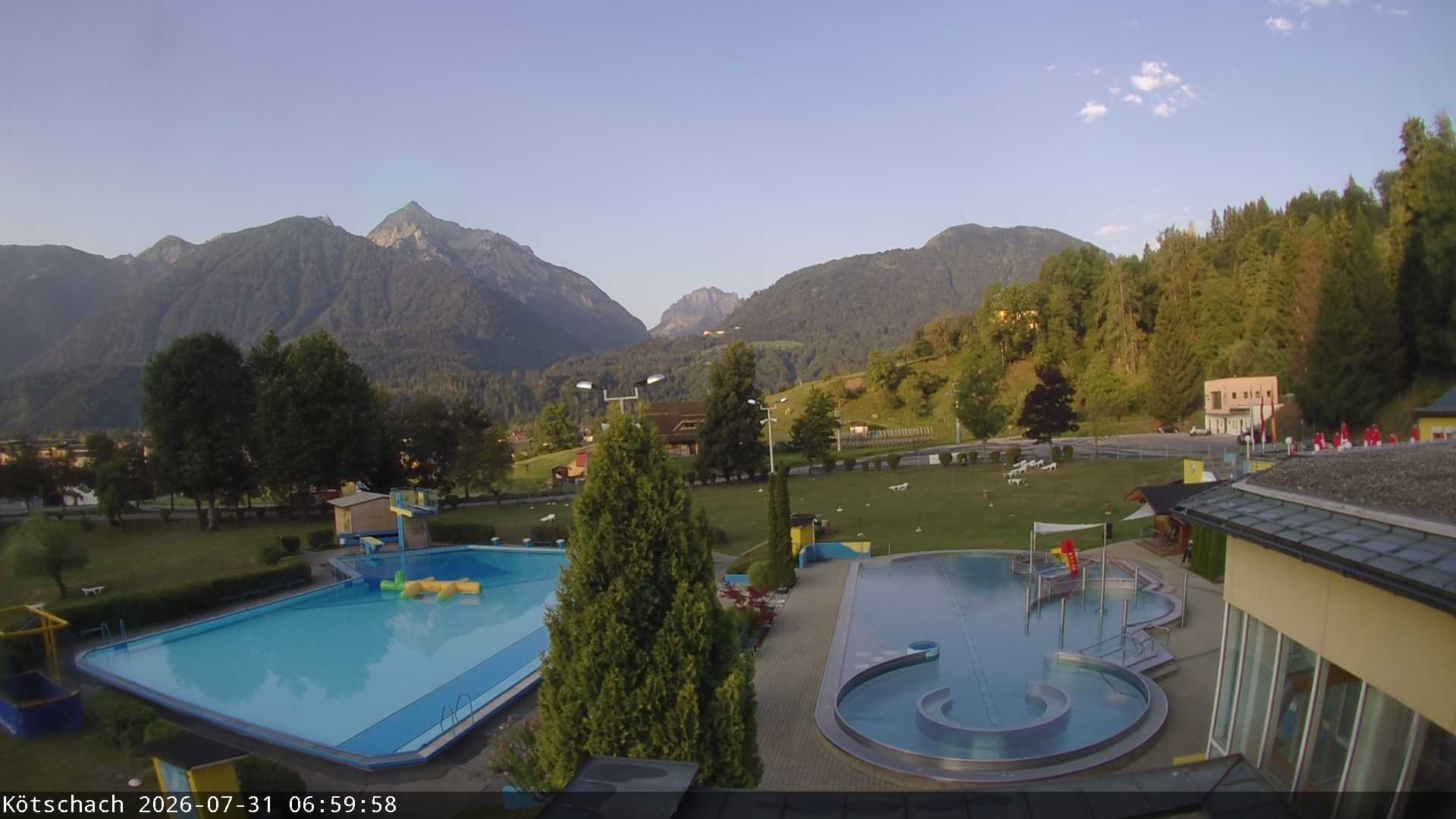 Archived image Webcam Kötschach - Aquarena