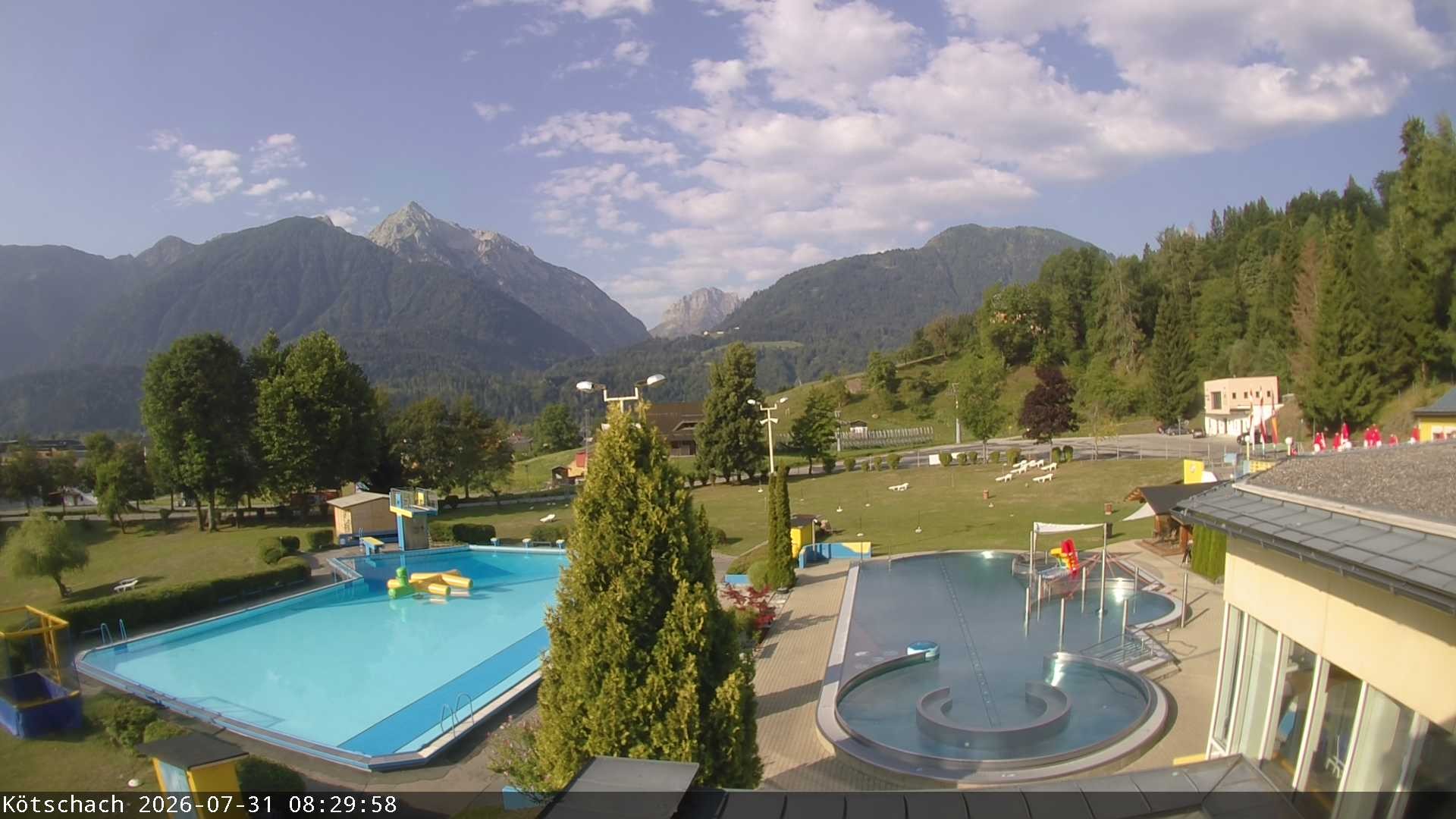 Archived image Webcam Kötschach - Aquarena
