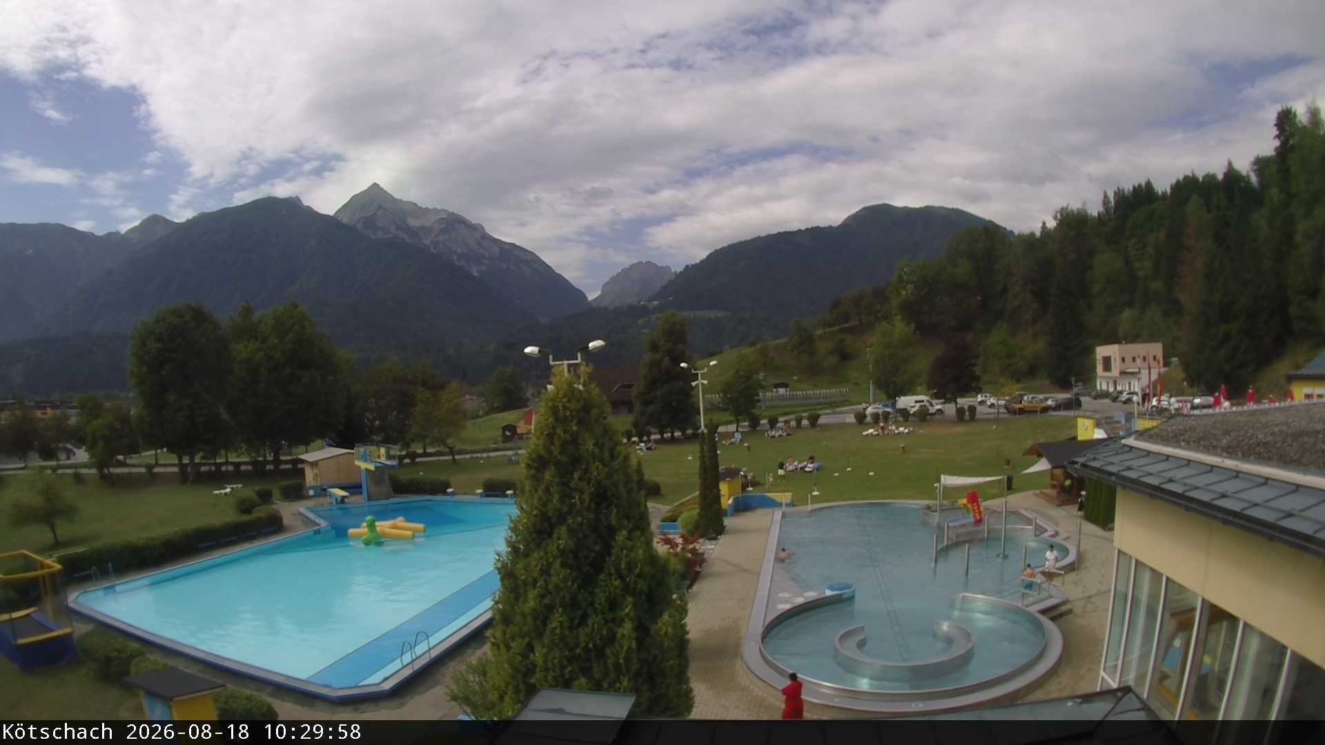 Archiv Foto Webcam Kötschach - Aquarena