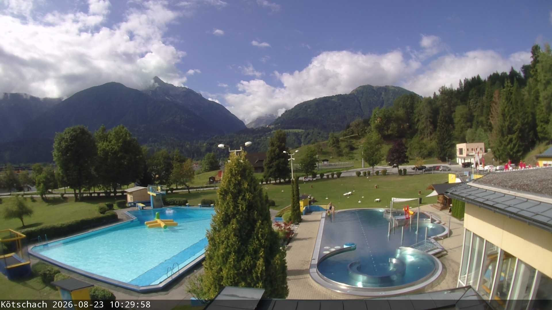 Archiv Foto Webcam Kötschach - Aquarena