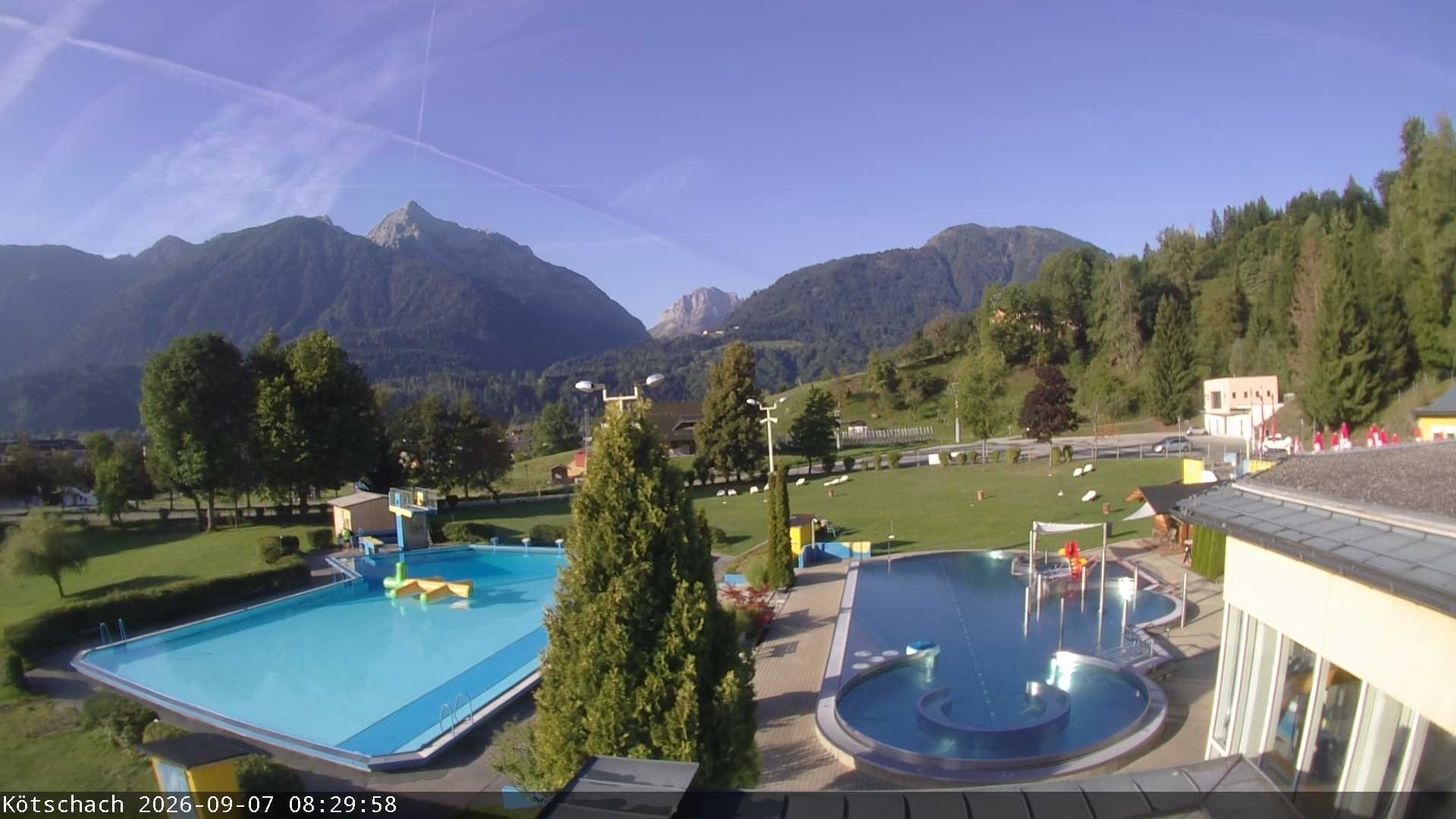 Archiv Foto Webcam Kötschach - Aquarena