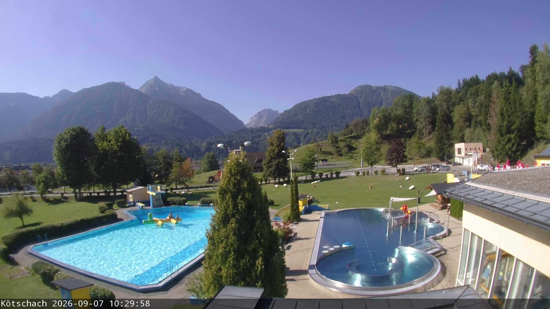 Archiv Foto Webcam Kötschach - Aquarena
