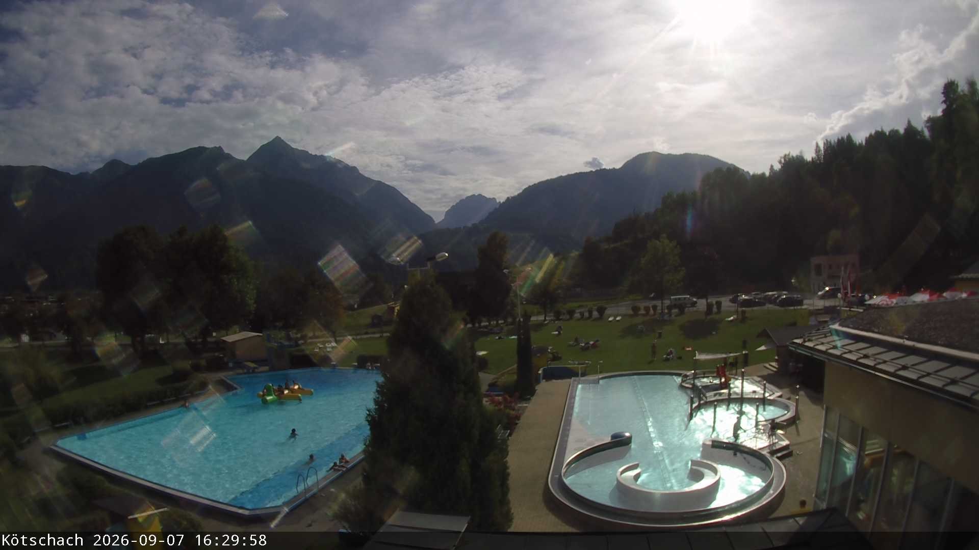 Archiv Foto Webcam Kötschach - Aquarena