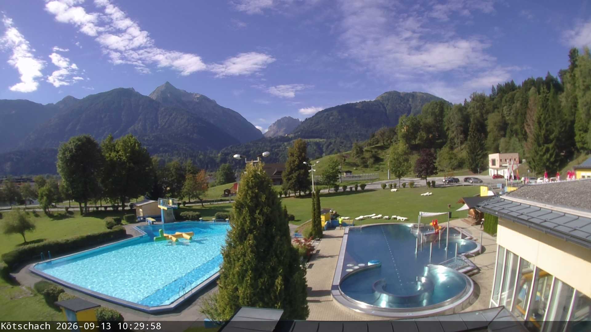Archiv Foto Webcam Kötschach - Aquarena