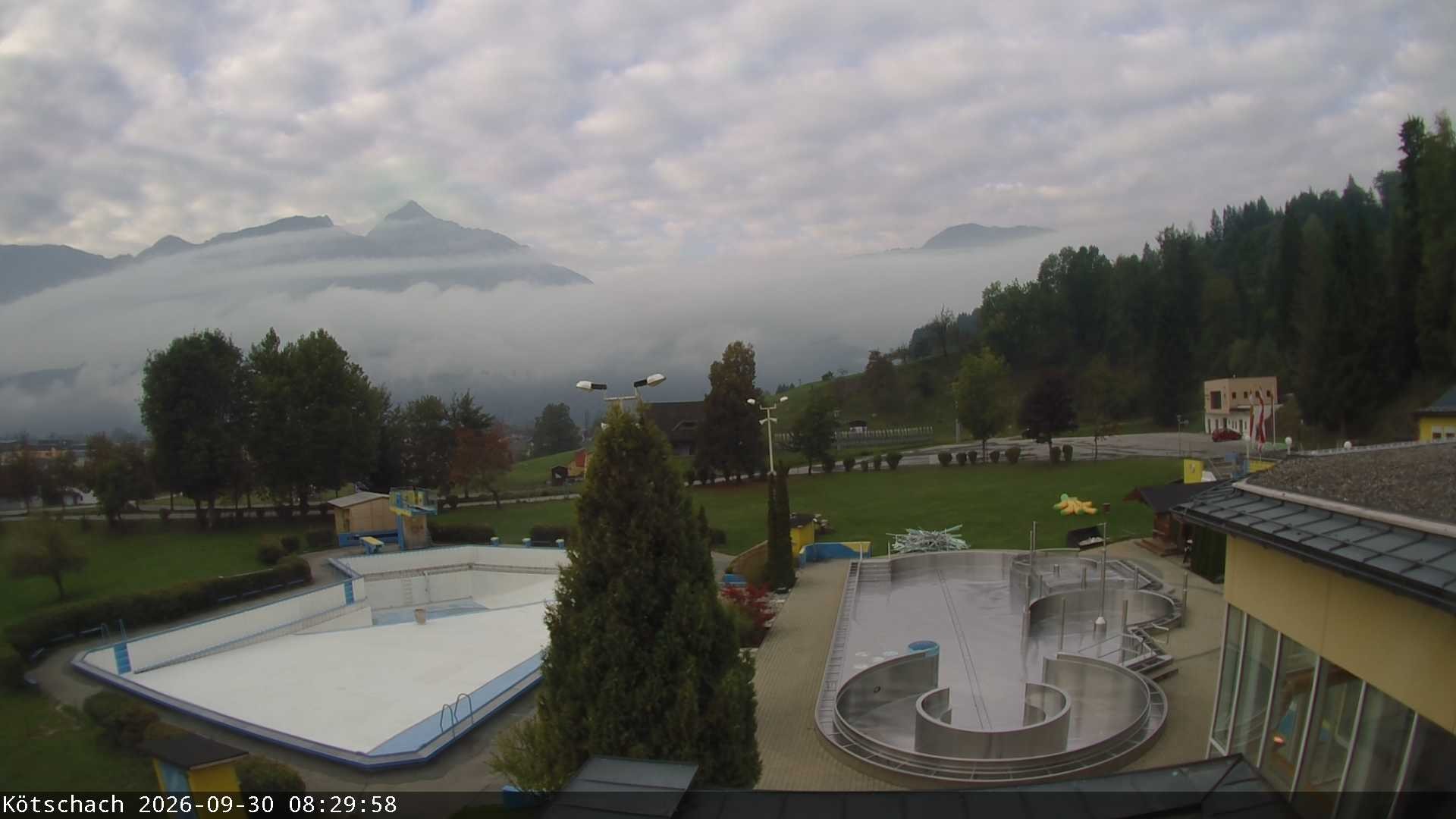 Archiv Foto Webcam Kötschach - Aquarena