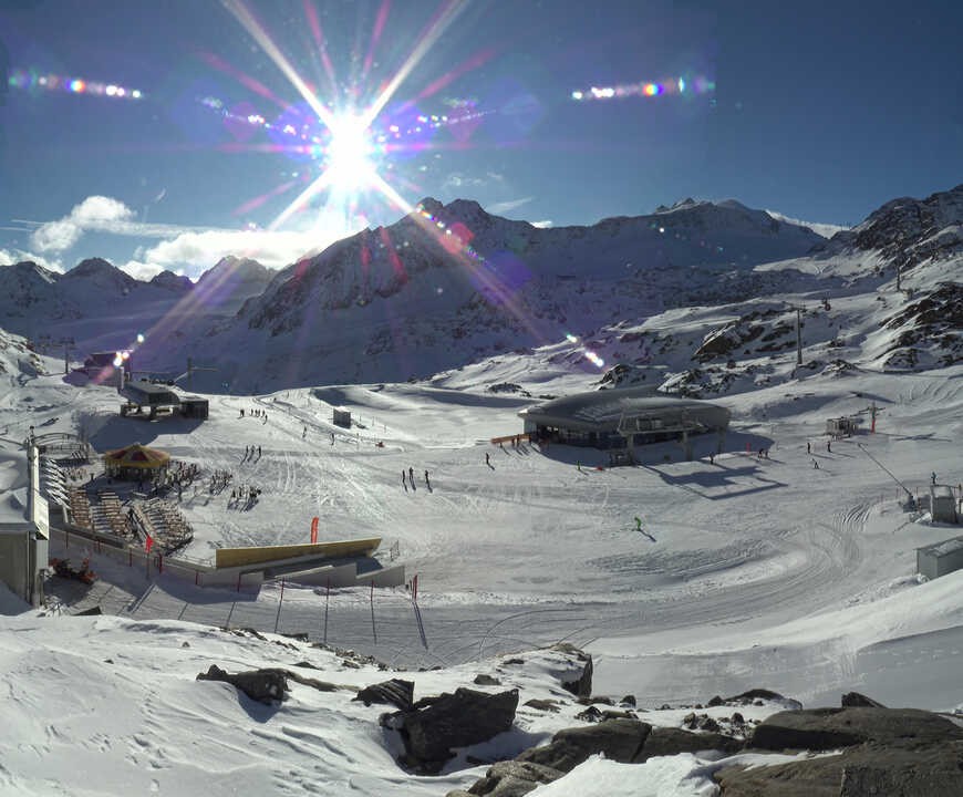 Archiv Foto Webcam Bergstation Gletscherexpress (Pitztaler Gletscher)