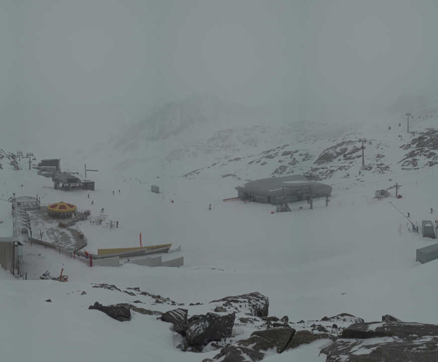 Archiv Foto Webcam Bergstation Gletscherexpress (Pitztaler Gletscher)