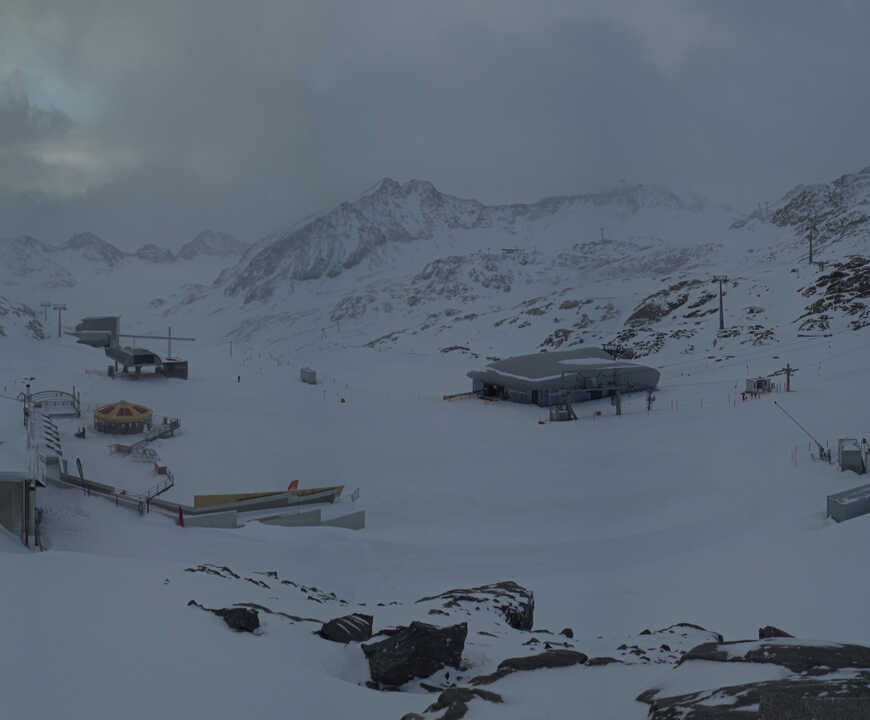 Archiv Foto Webcam Bergstation Gletscherexpress (Pitztaler Gletscher)