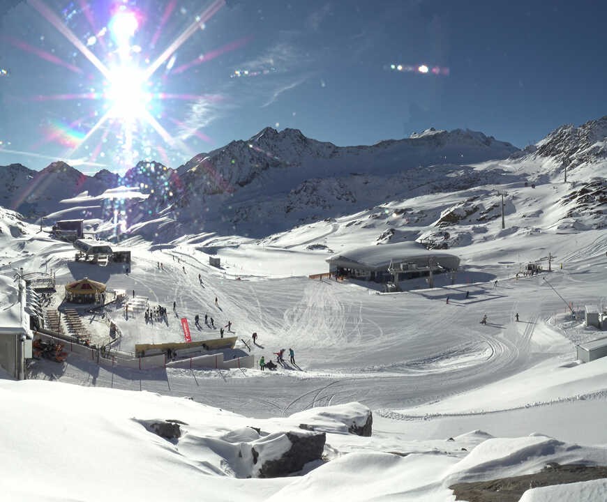 Archiv Foto Webcam Bergstation Gletscherexpress (Pitztaler Gletscher)