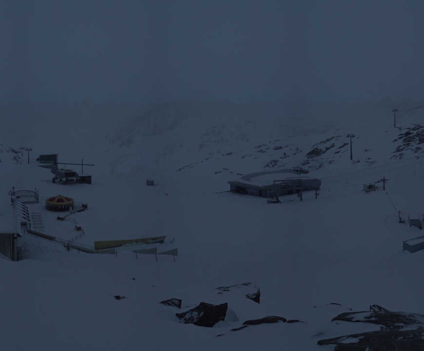 Archiv Foto Webcam Bergstation Gletscherexpress (Pitztaler Gletscher)