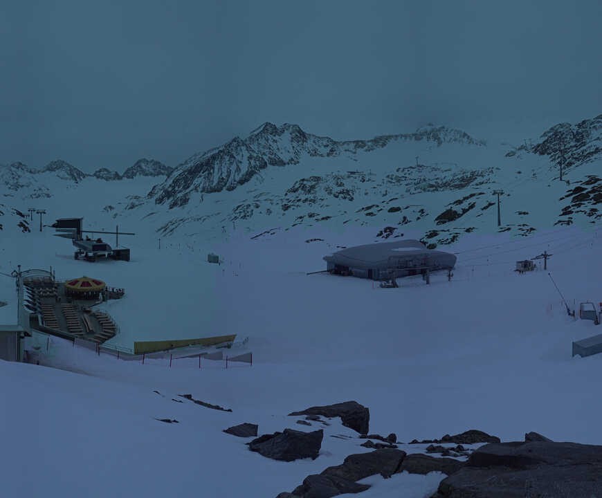 Archiv Foto Webcam Bergstation Gletscherexpress (Pitztaler Gletscher)