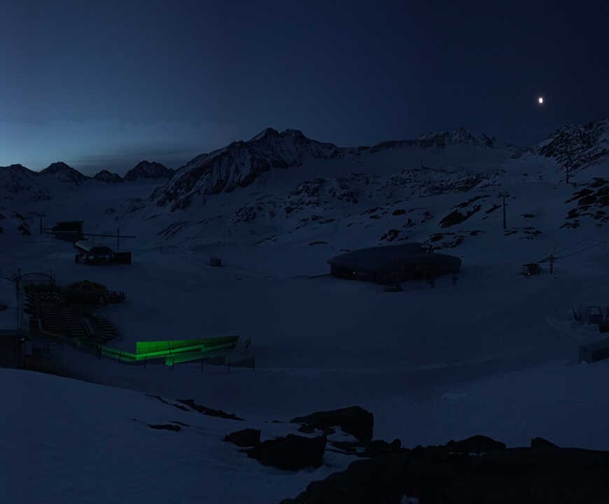 Archiv Foto Webcam Bergstation Gletscherexpress (Pitztaler Gletscher)