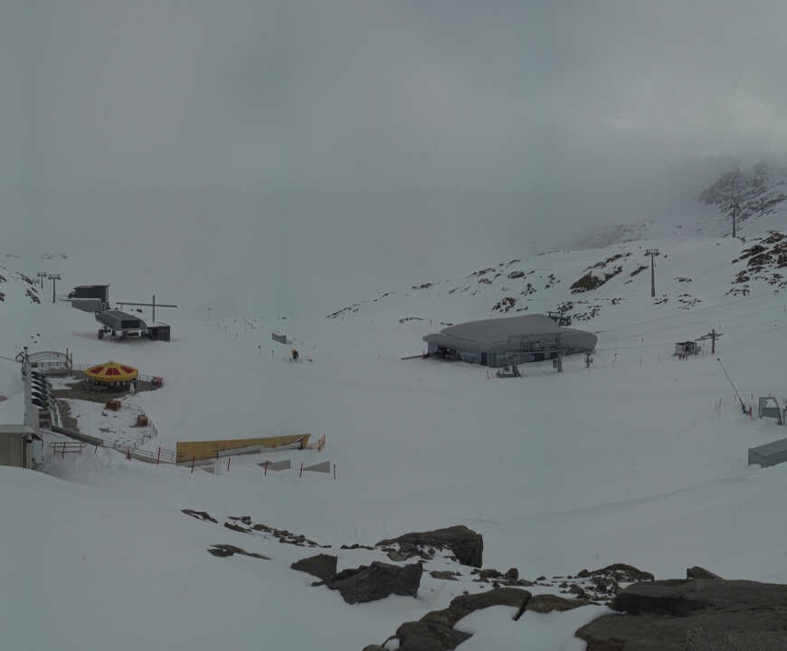 Archiv Foto Webcam Bergstation Gletscherexpress (Pitztaler Gletscher)