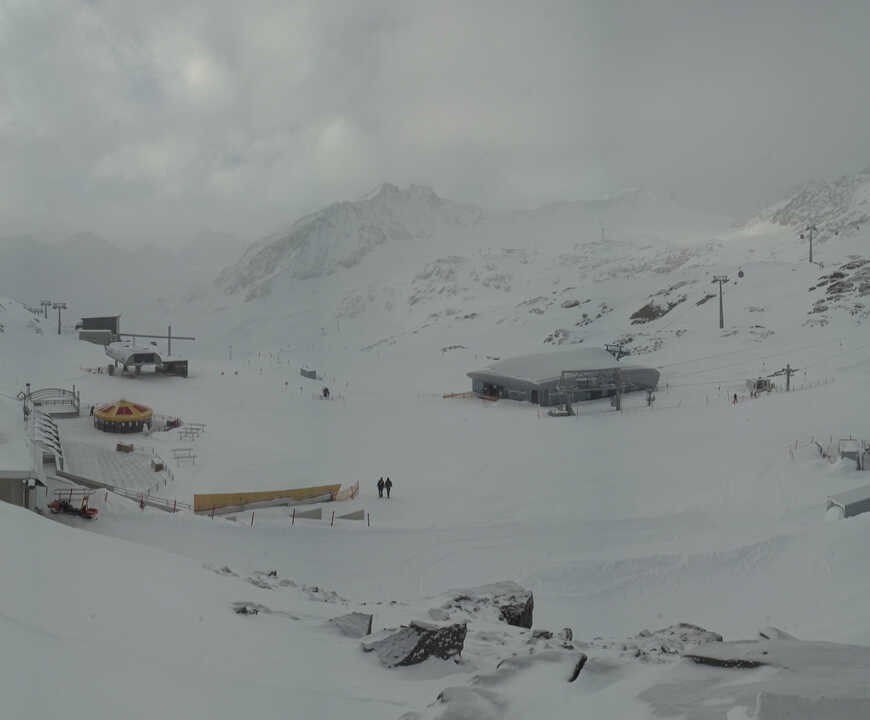 Archiv Foto Webcam Bergstation Gletscherexpress (Pitztaler Gletscher)