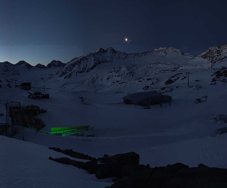 Archiv Foto Webcam Bergstation Gletscherexpress (Pitztaler Gletscher)