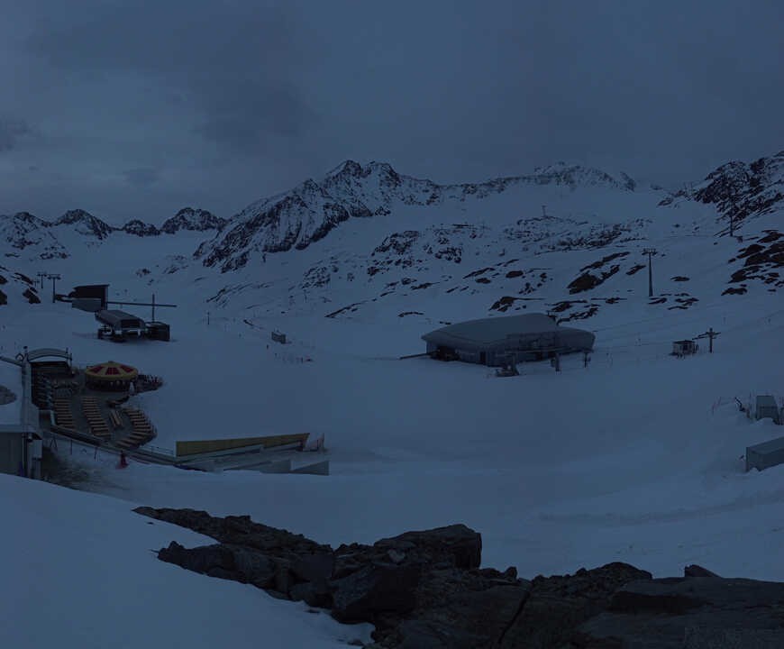 Archiv Foto Webcam Bergstation Gletscherexpress (Pitztaler Gletscher)