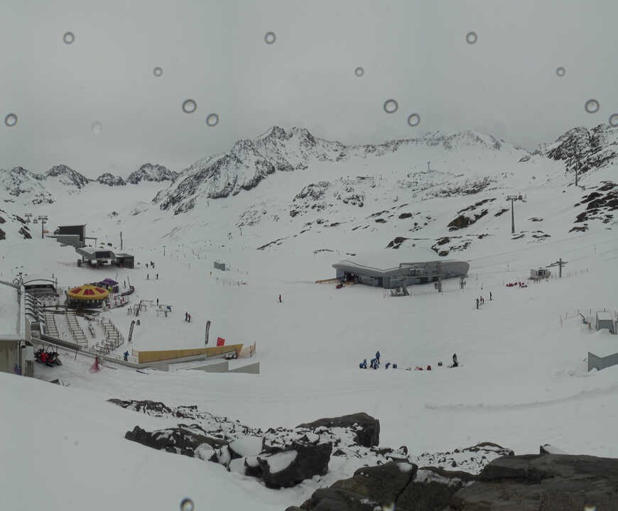 Archiv Foto Webcam Bergstation Gletscherexpress (Pitztaler Gletscher)