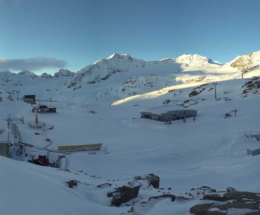 Archiv Foto Webcam Bergstation Gletscherexpress (Pitztaler Gletscher)