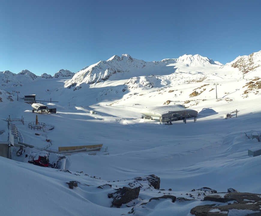 Archiv Foto Webcam Bergstation Gletscherexpress (Pitztaler Gletscher)