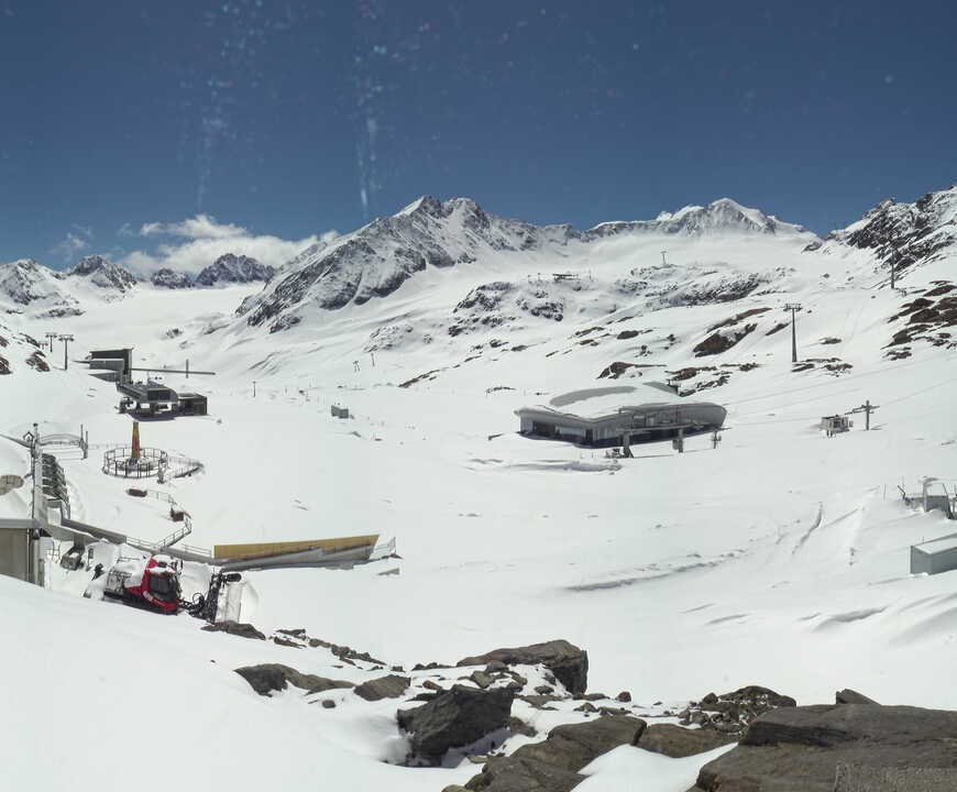Archiv Foto Webcam Bergstation Gletscherexpress (Pitztaler Gletscher)