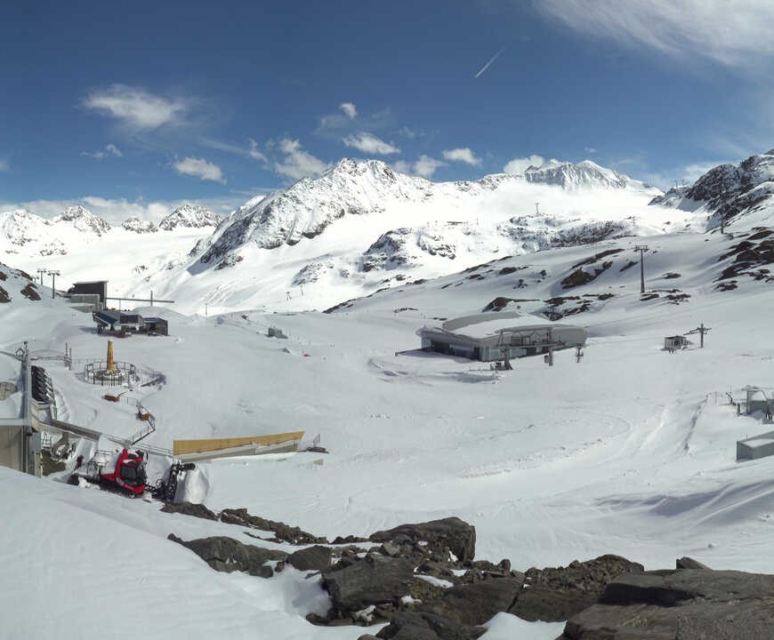 Archiv Foto Webcam Bergstation Gletscherexpress (Pitztaler Gletscher)