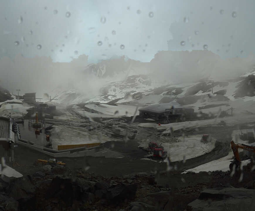 Archived image Webcam Pitztale glacier: Gletscherexpress top station