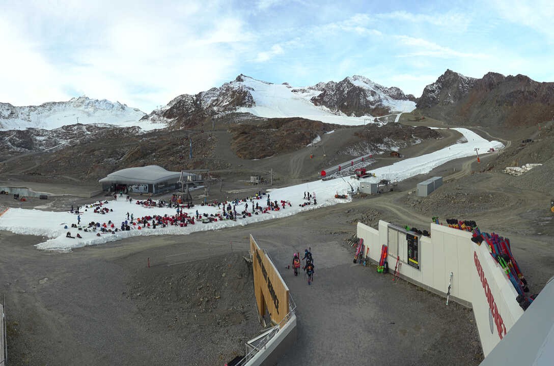 Archiv Foto Webcam Bergstation Gletscherexpress (Pitztaler Gletscher)
