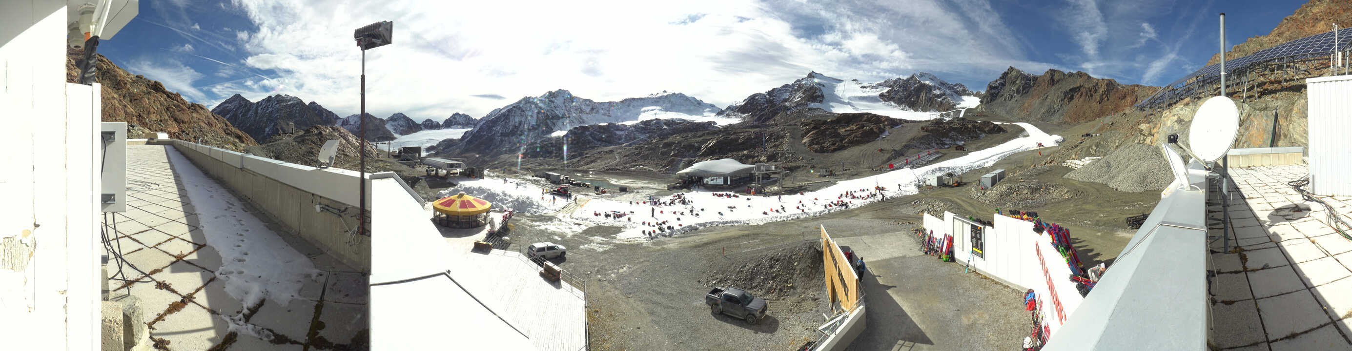 Archiv Foto Webcam Bergstation Gletscherexpress (Pitztaler Gletscher)