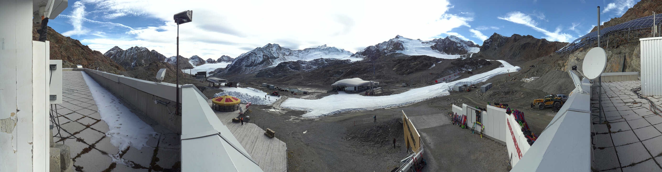 Archiv Foto Webcam Bergstation Gletscherexpress (Pitztaler Gletscher)