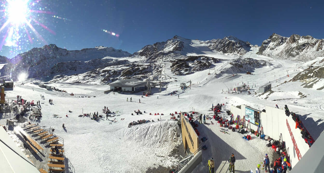 Archiv Foto Webcam Bergstation Gletscherexpress (Pitztaler Gletscher)