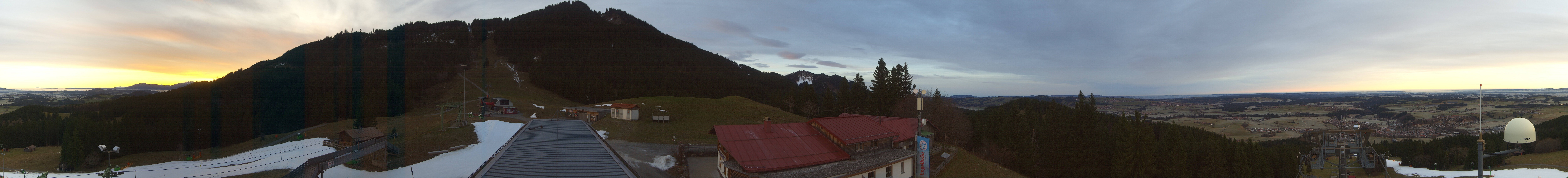 Archiv Foto Webcam Mittelstation Nesselwang