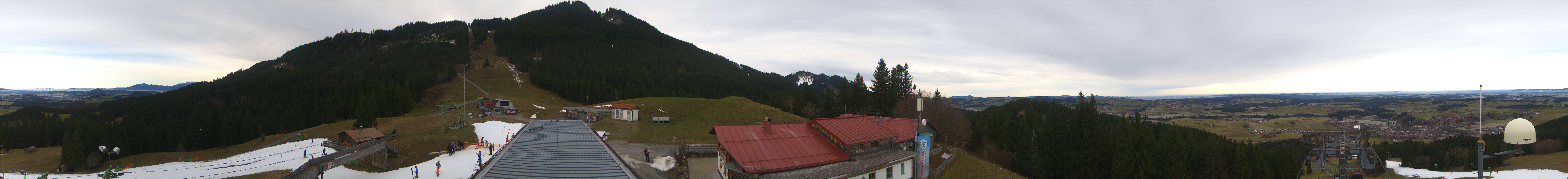Archiv Foto Webcam Mittelstation Nesselwang