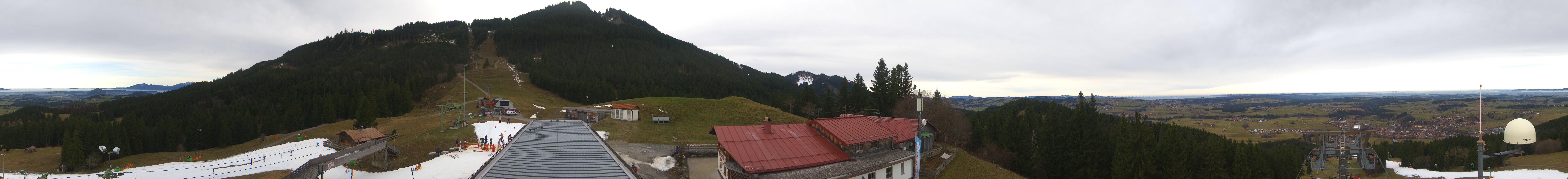 Archiv Foto Webcam Mittelstation Nesselwang