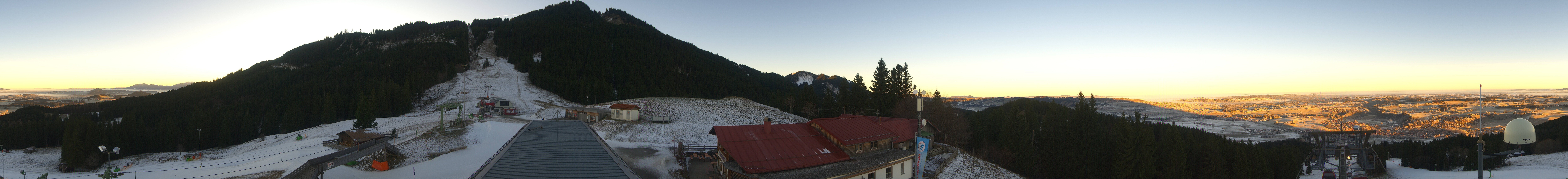 Archiv Foto Webcam Mittelstation Nesselwang