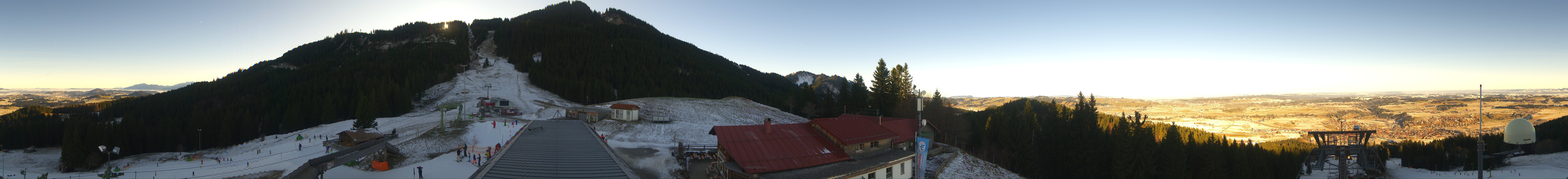 Archiv Foto Webcam Mittelstation Nesselwang