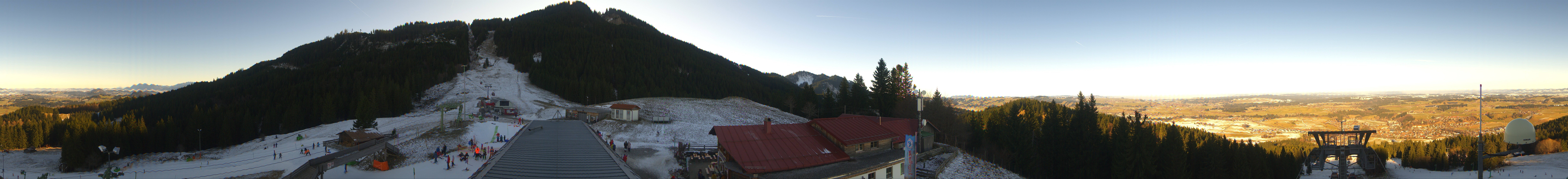 Archiv Foto Webcam Mittelstation Nesselwang