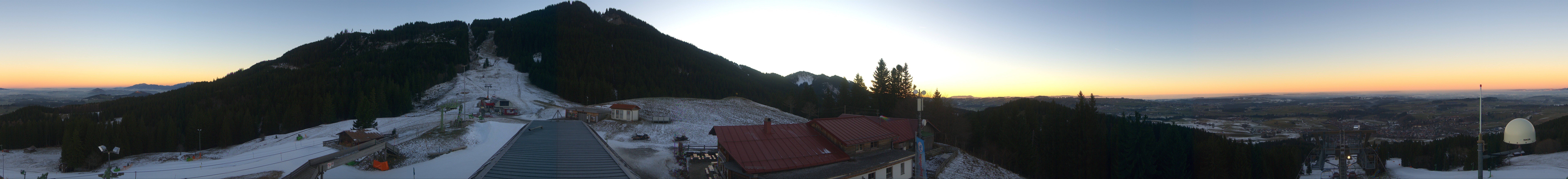 Archiv Foto Webcam Mittelstation Nesselwang