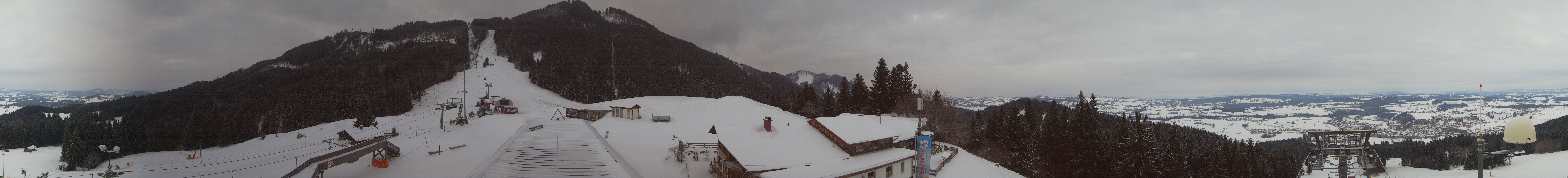 Archiv Foto Webcam Mittelstation Nesselwang
