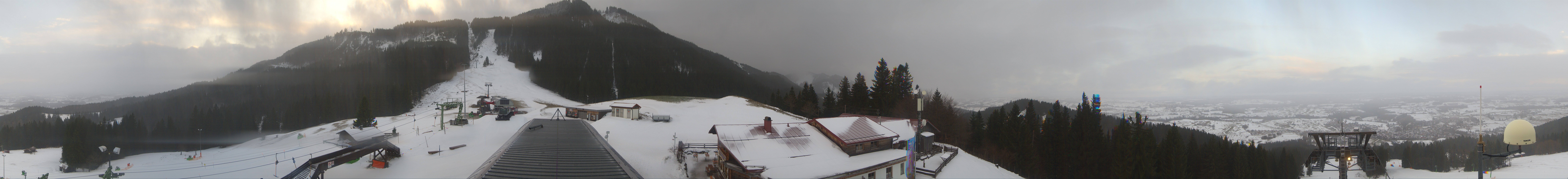 Archiv Foto Webcam Mittelstation Nesselwang