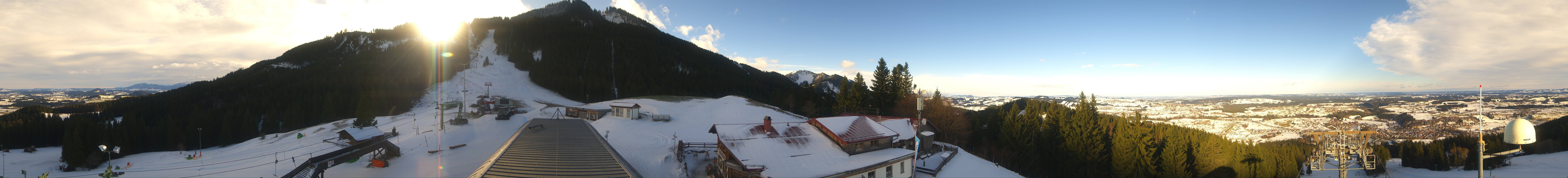 Archiv Foto Webcam Mittelstation Nesselwang