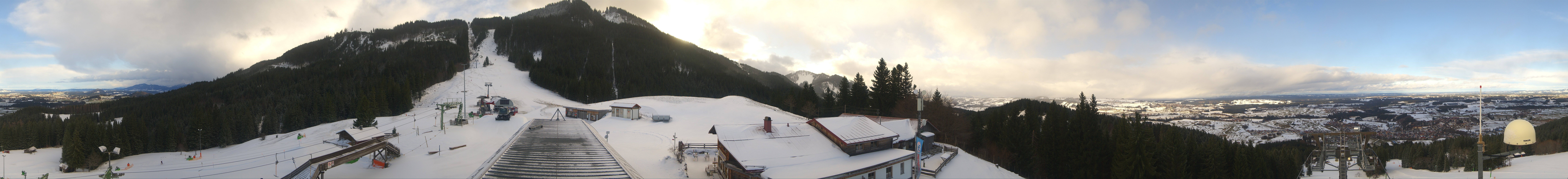 Archiv Foto Webcam Mittelstation Nesselwang